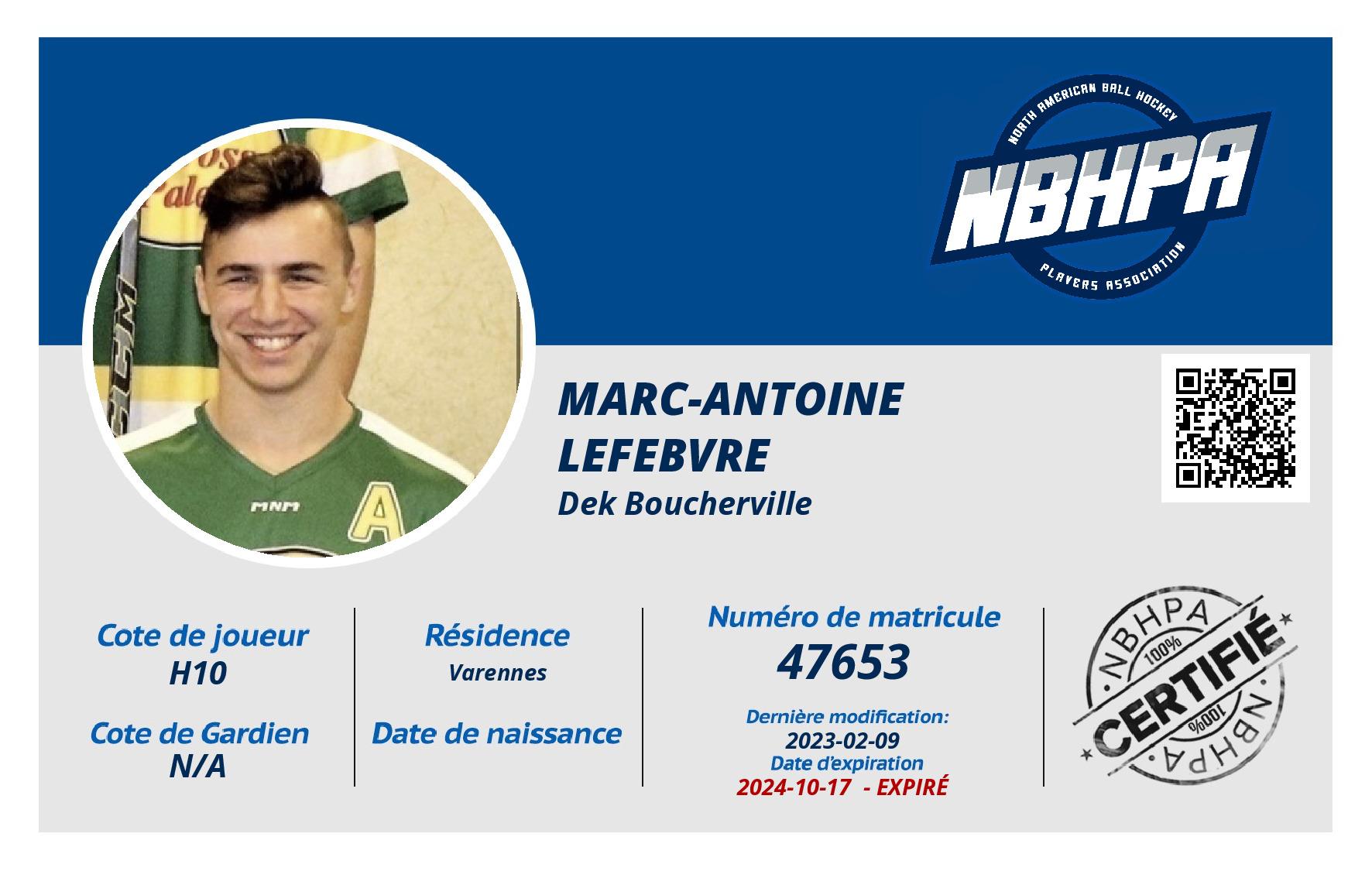 Marc-Antoine Lefebvre