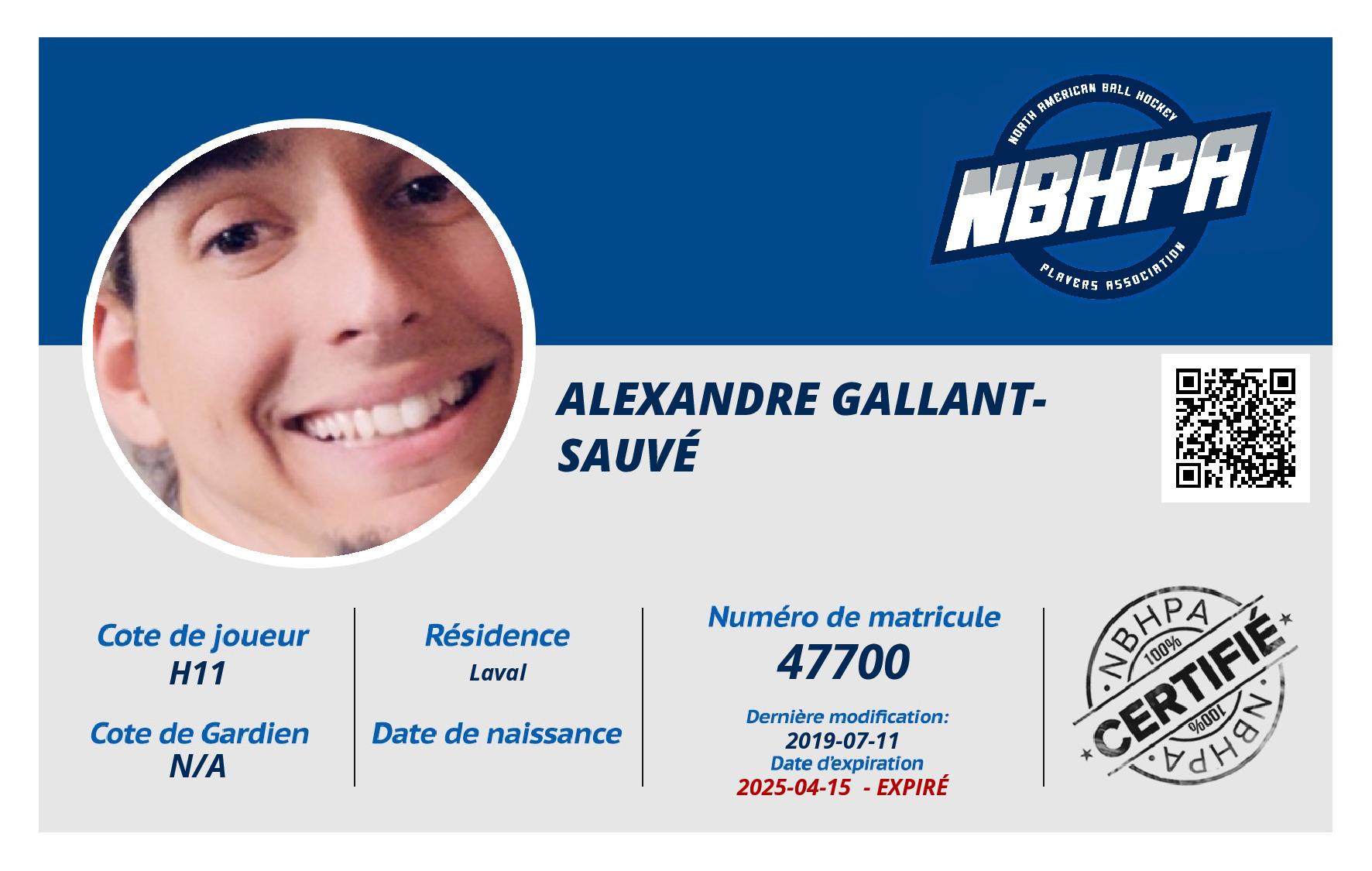 Alexandre Gallant-Sauvé
