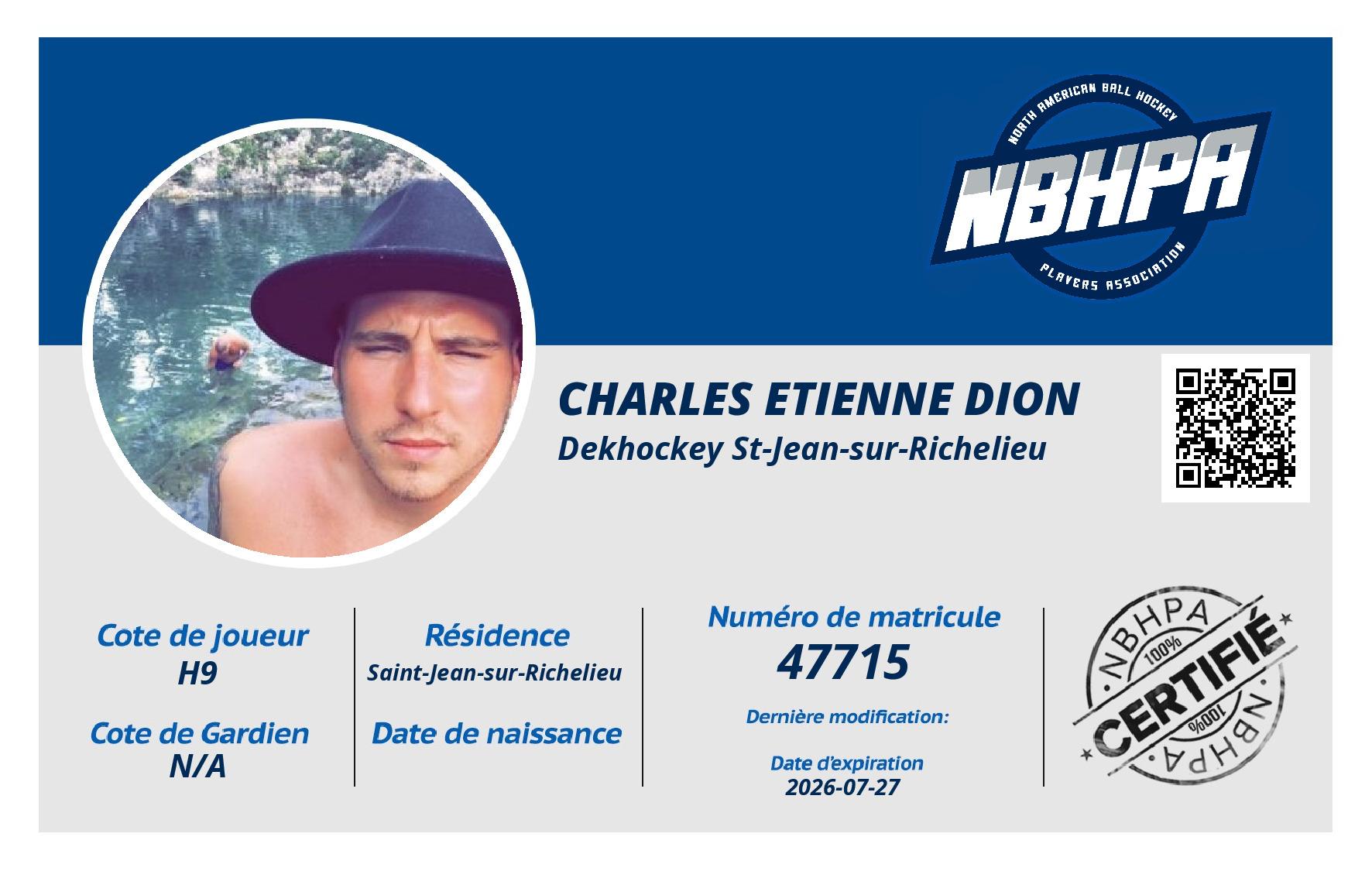 Charles Etienne Dion