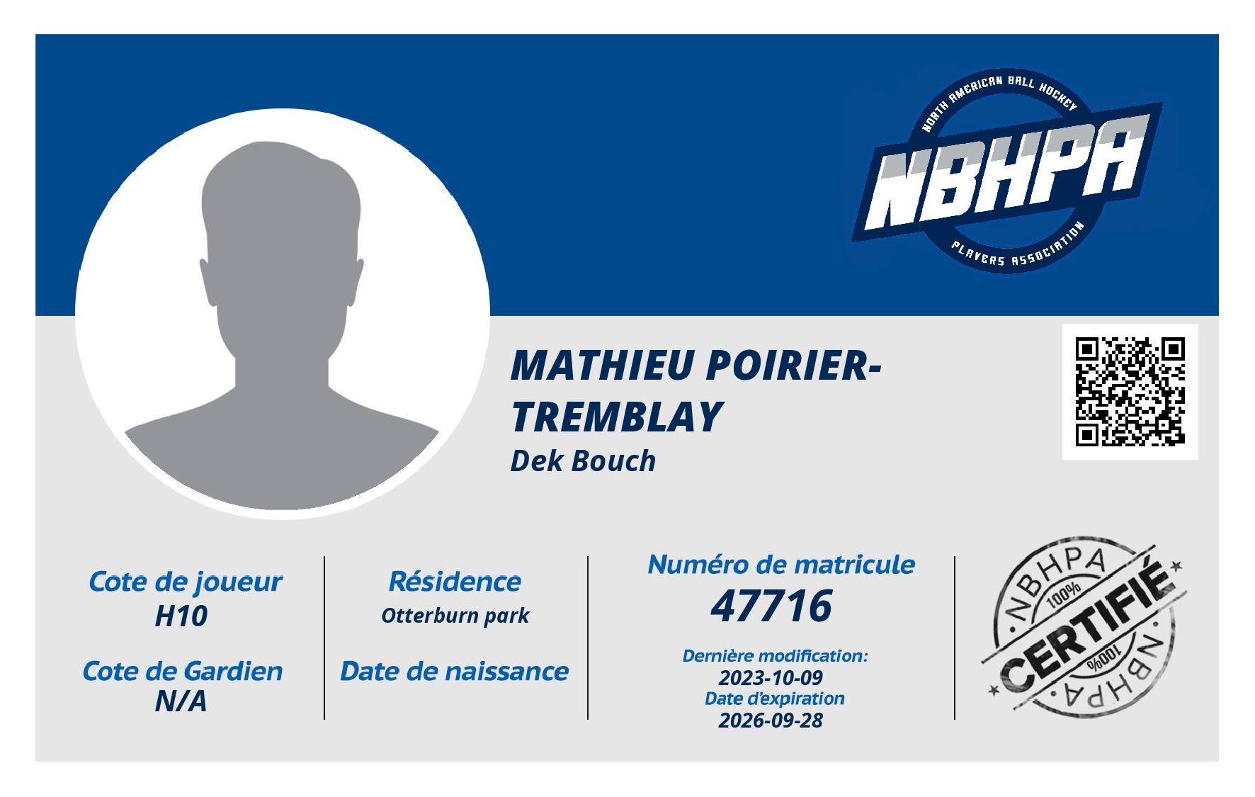 Mathieu Poirier-Tremblay 