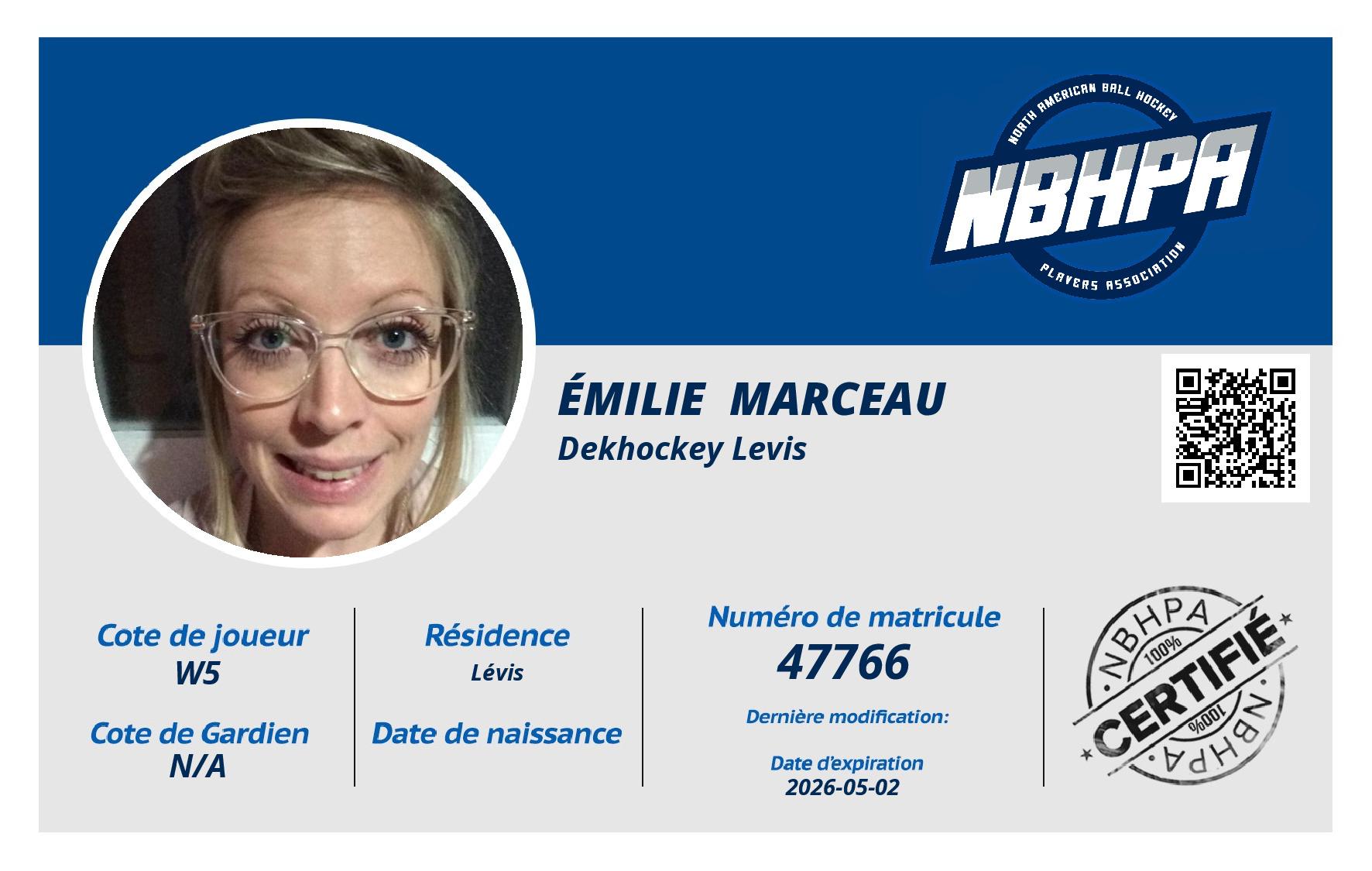 Émilie  Marceau