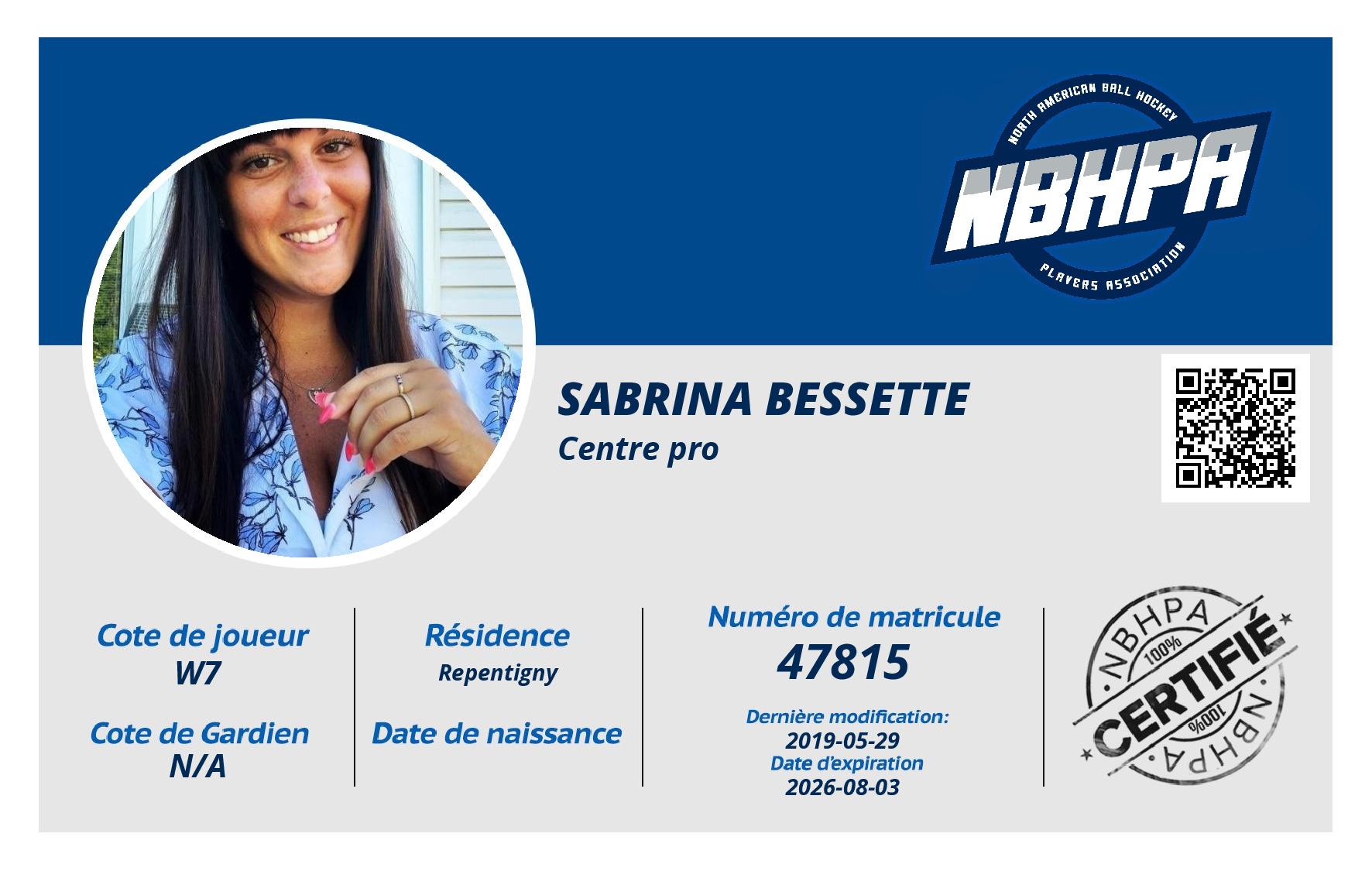 Sabrina Bessette