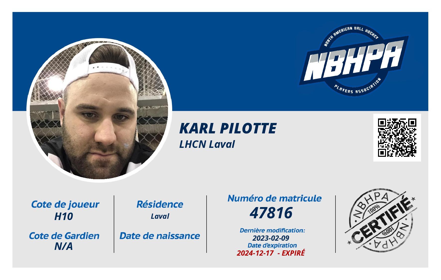 Karl Pilotte