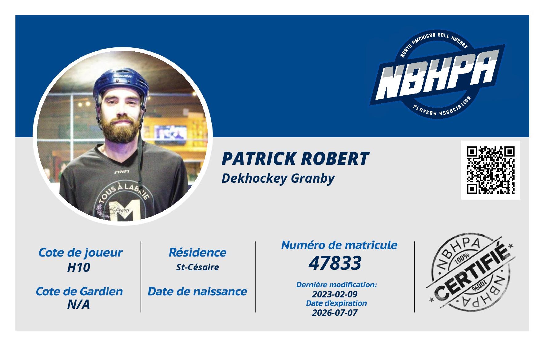 Patrick Robert