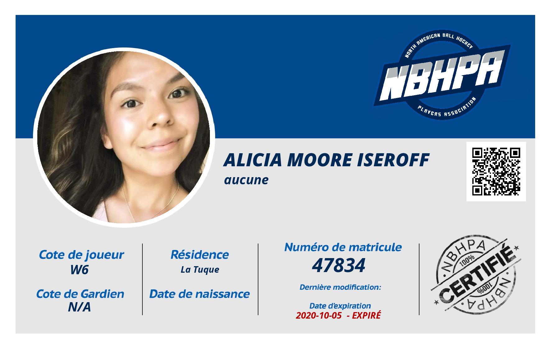 Alicia Moore Iseroff