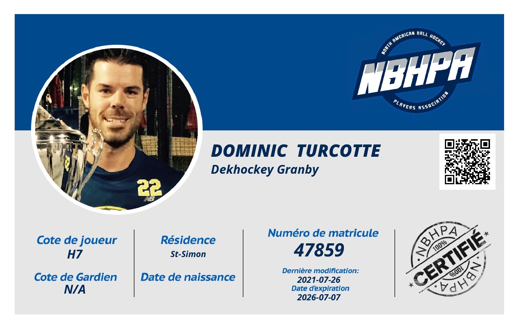 Dominic  Turcotte 