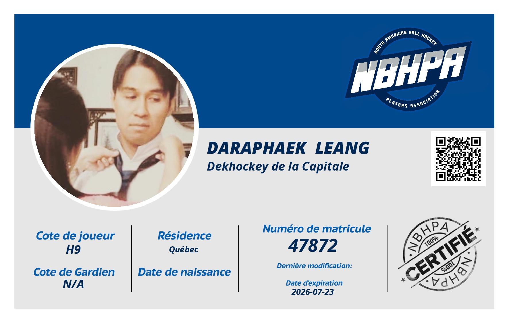 Daraphaek  Leang