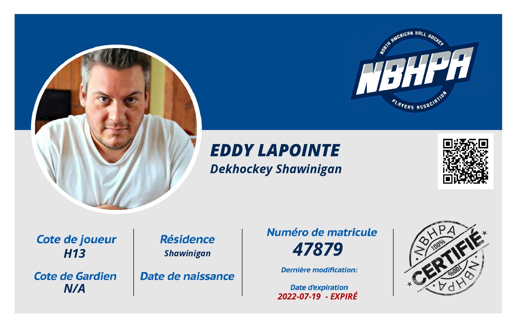Eddy Lapointe