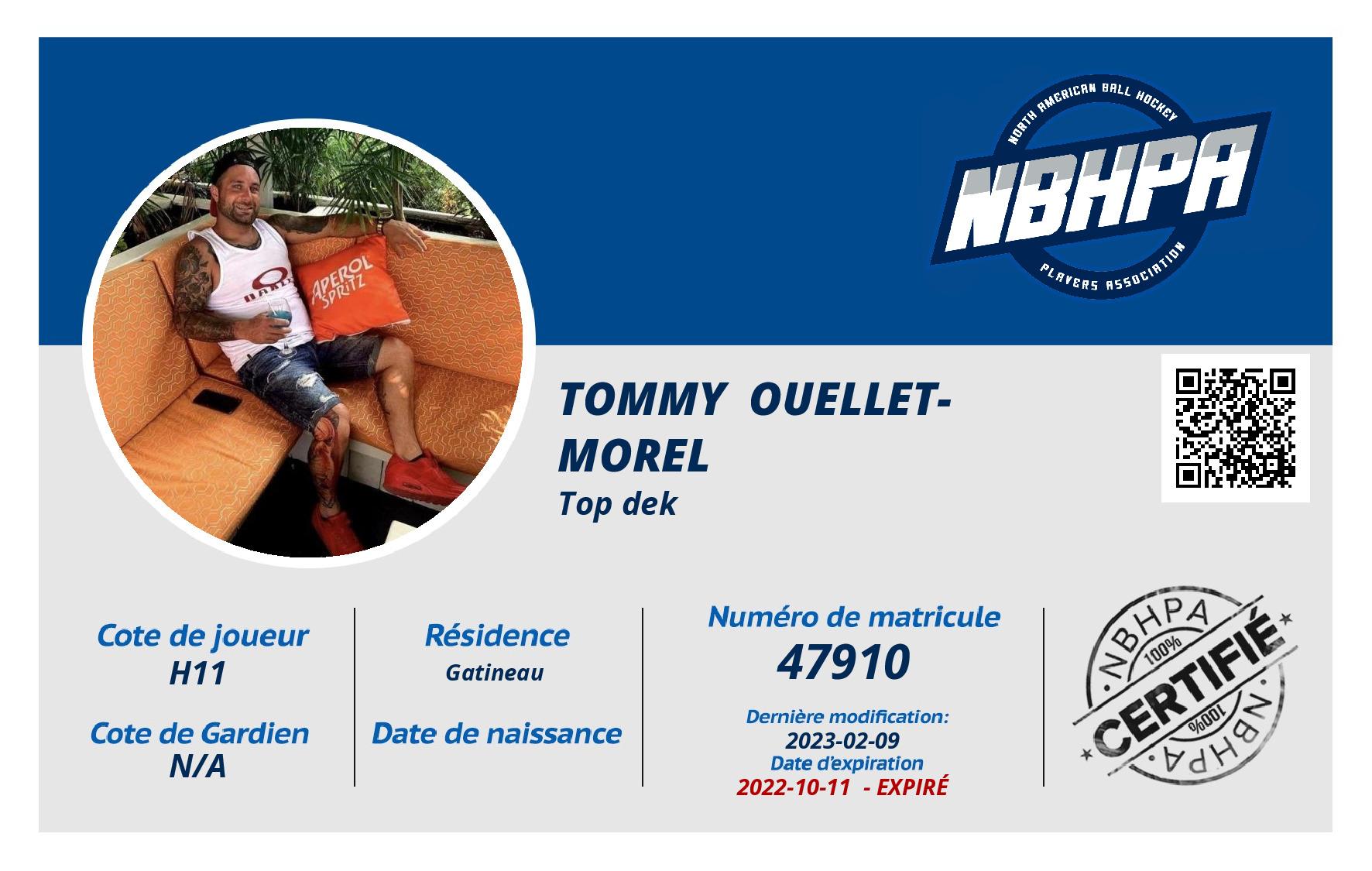 Tommy  Ouellet-Morel