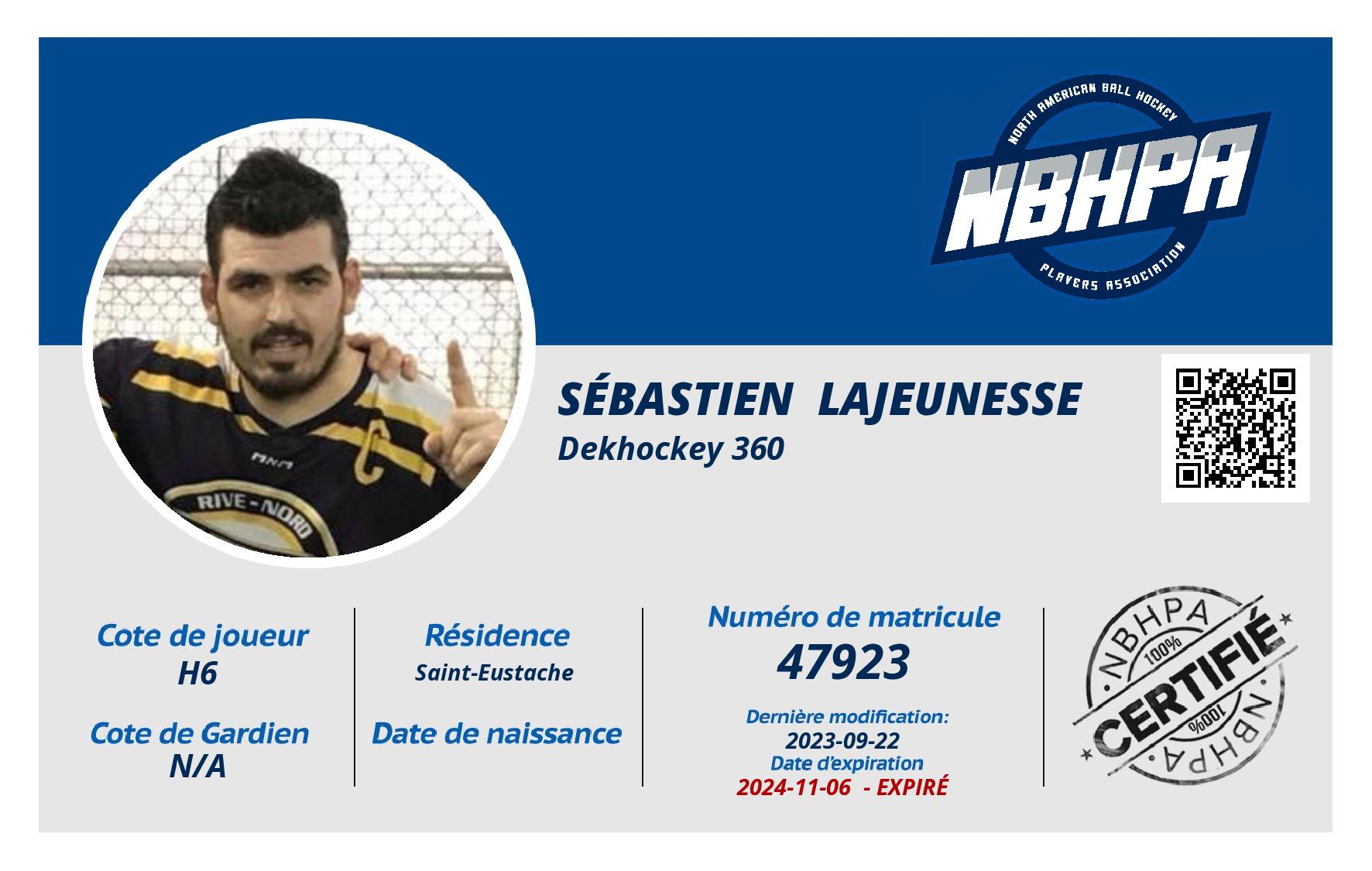 Sébastien  Lajeunesse 