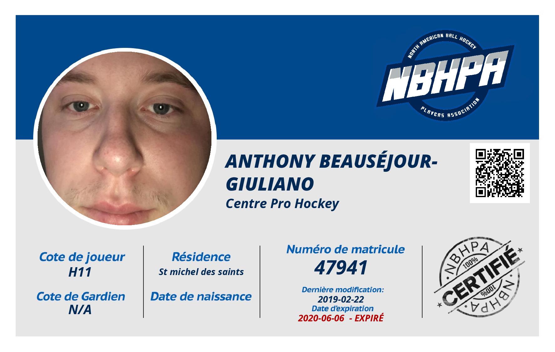 Anthony Beauséjour-Giuliano