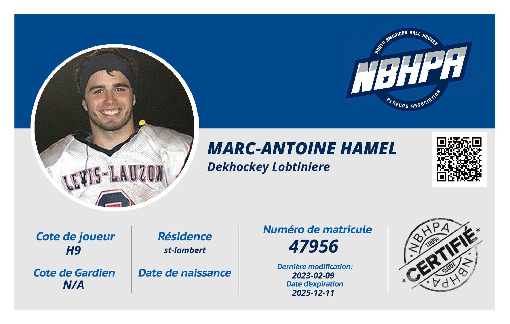Marc-Antoine Hamel