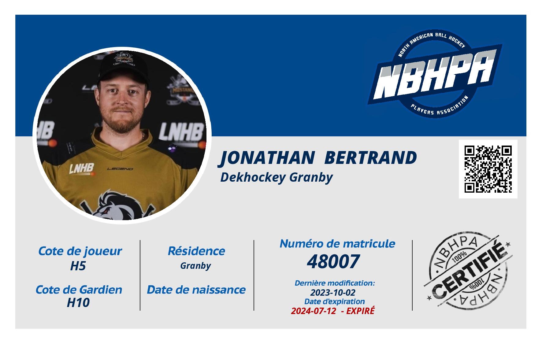 Jonathan  Bertrand