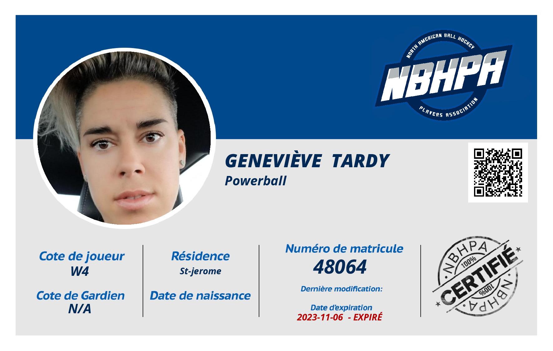 Geneviève  Tardy