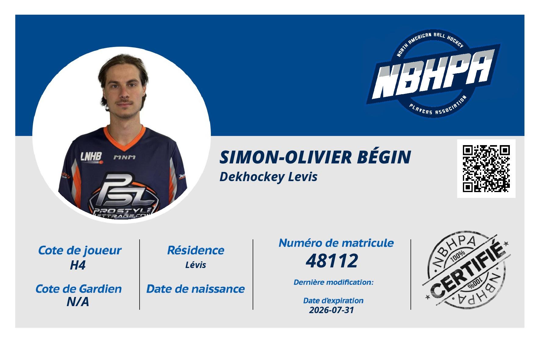 Simon-Olivier Bégin