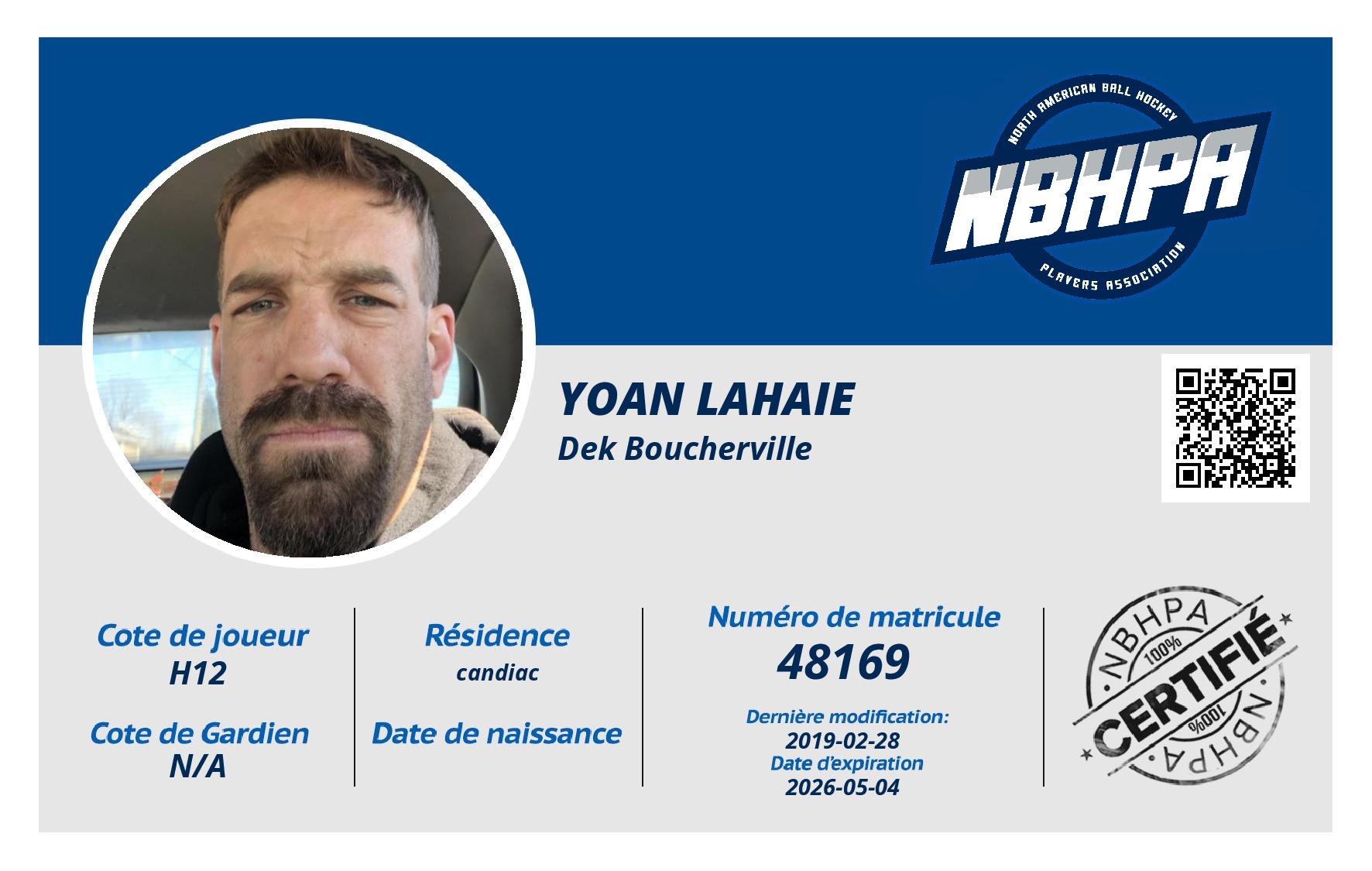 Yoan Lahaie