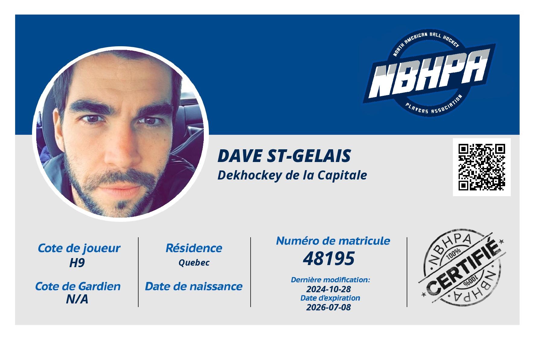 Dave St-Gelais