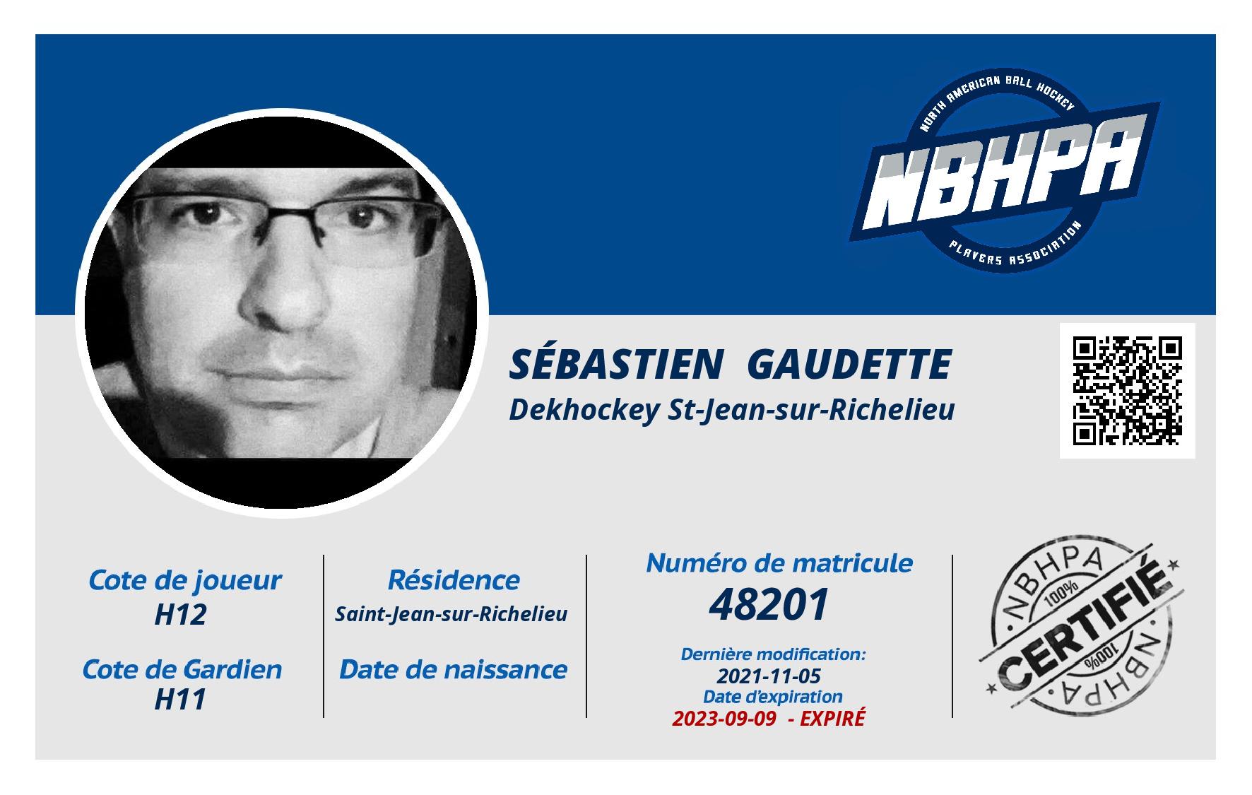 Sébastien  Gaudette 