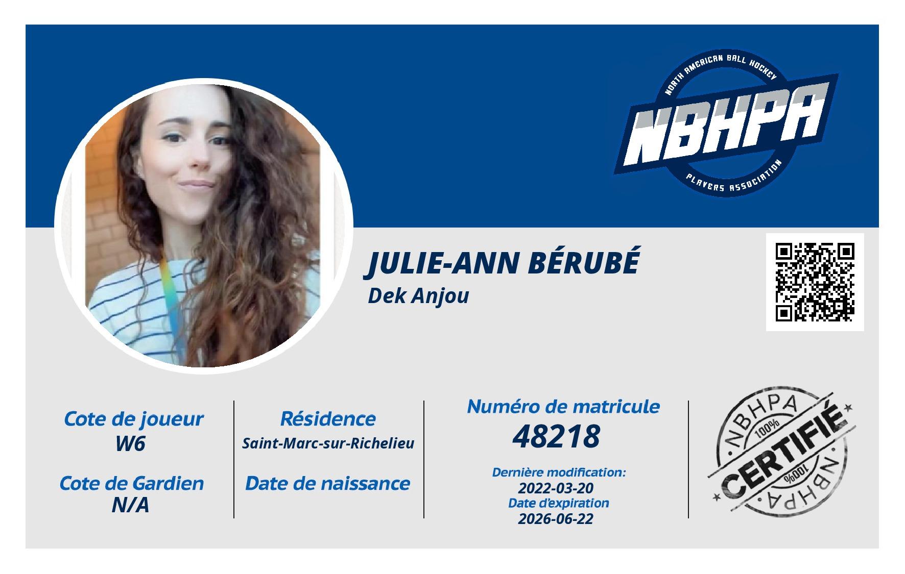 Julie-Ann Bérubé