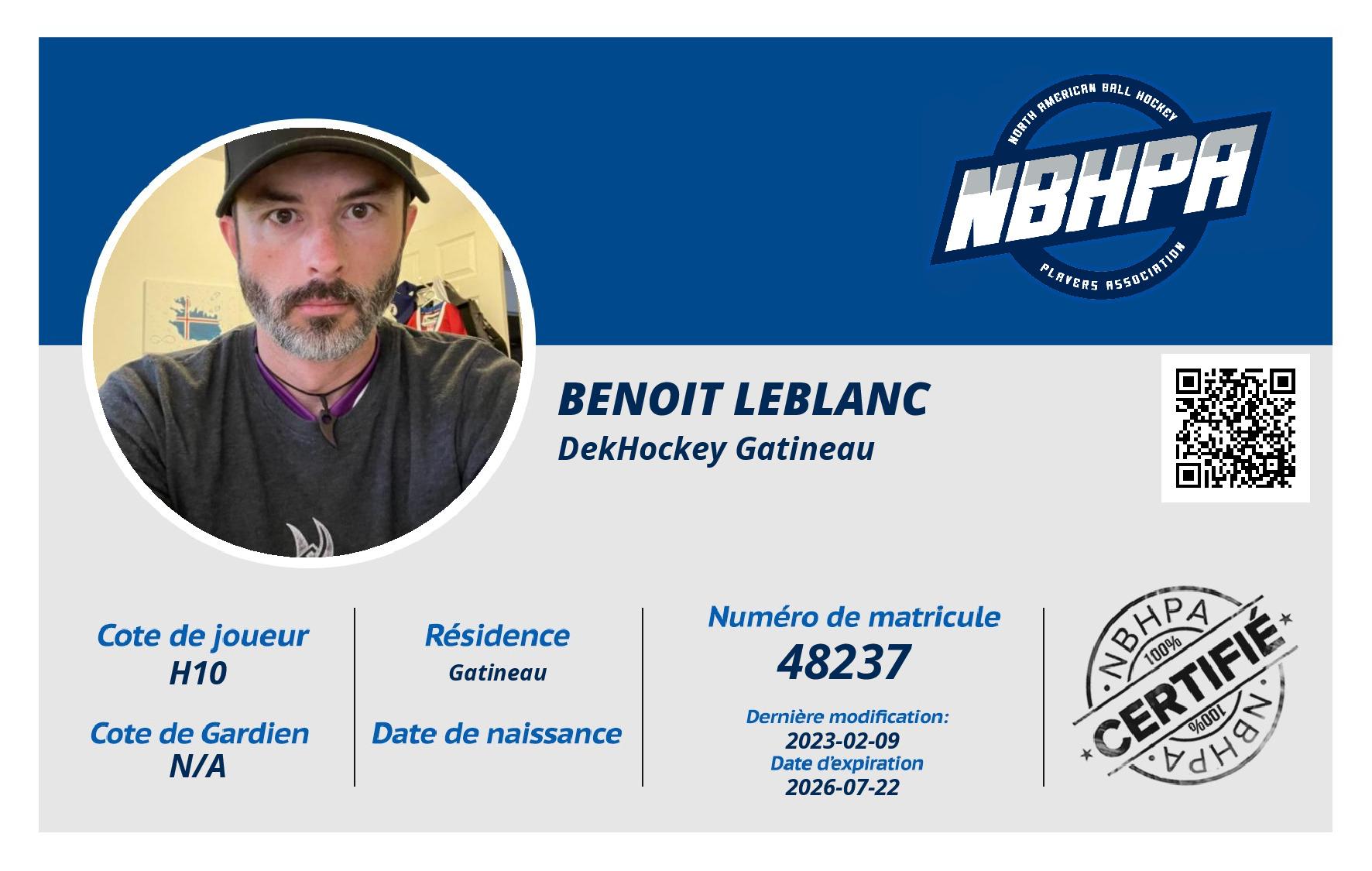 Benoit Leblanc
