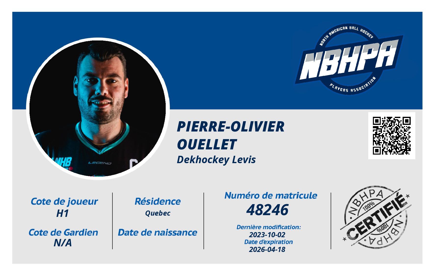 Pierre-olivier Ouellet