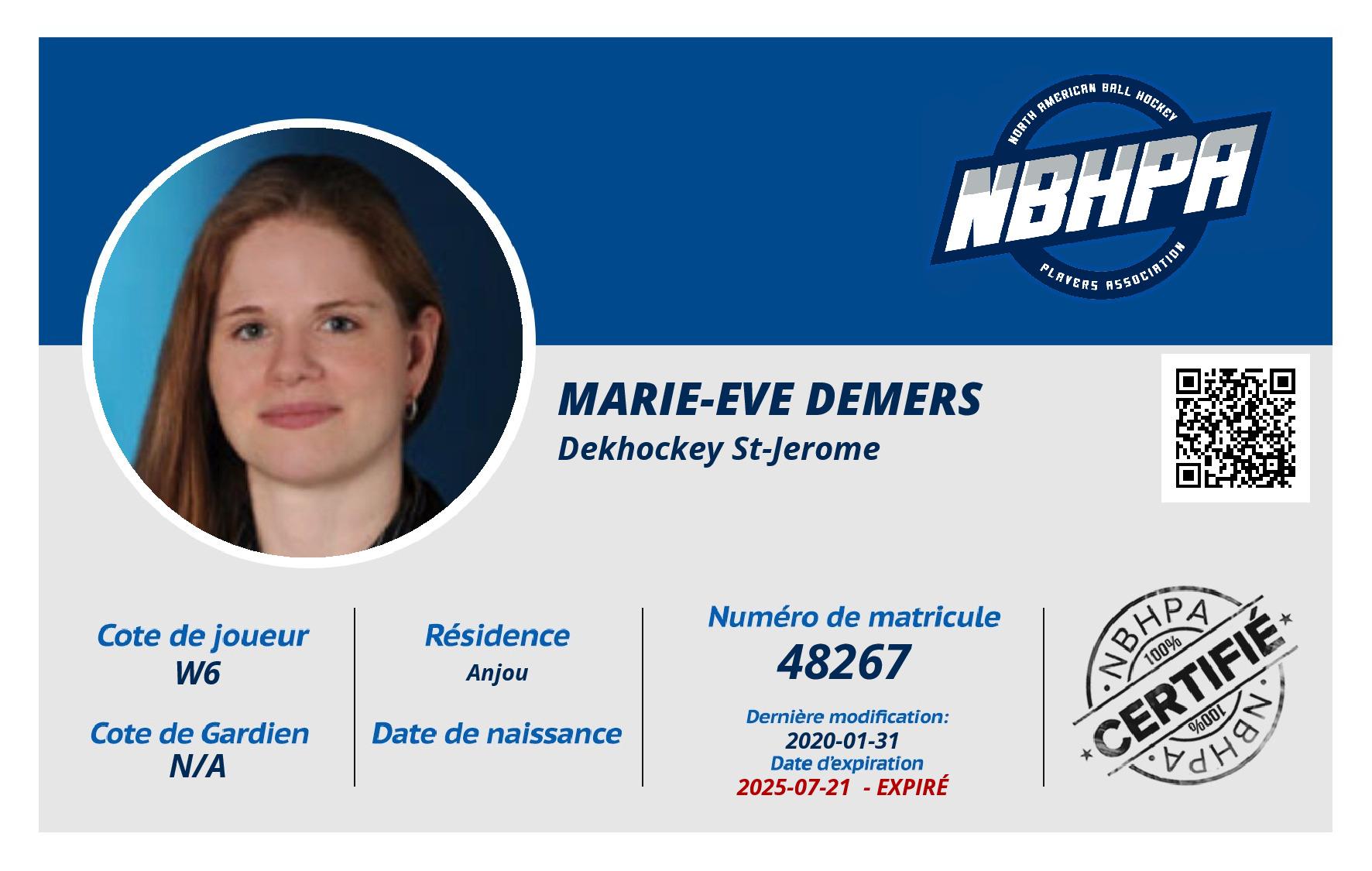 Marie-Eve Demers