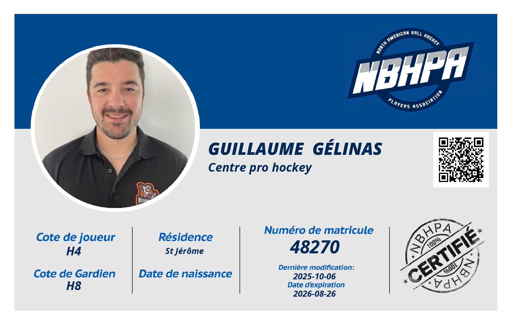 Guillaume  Gélinas