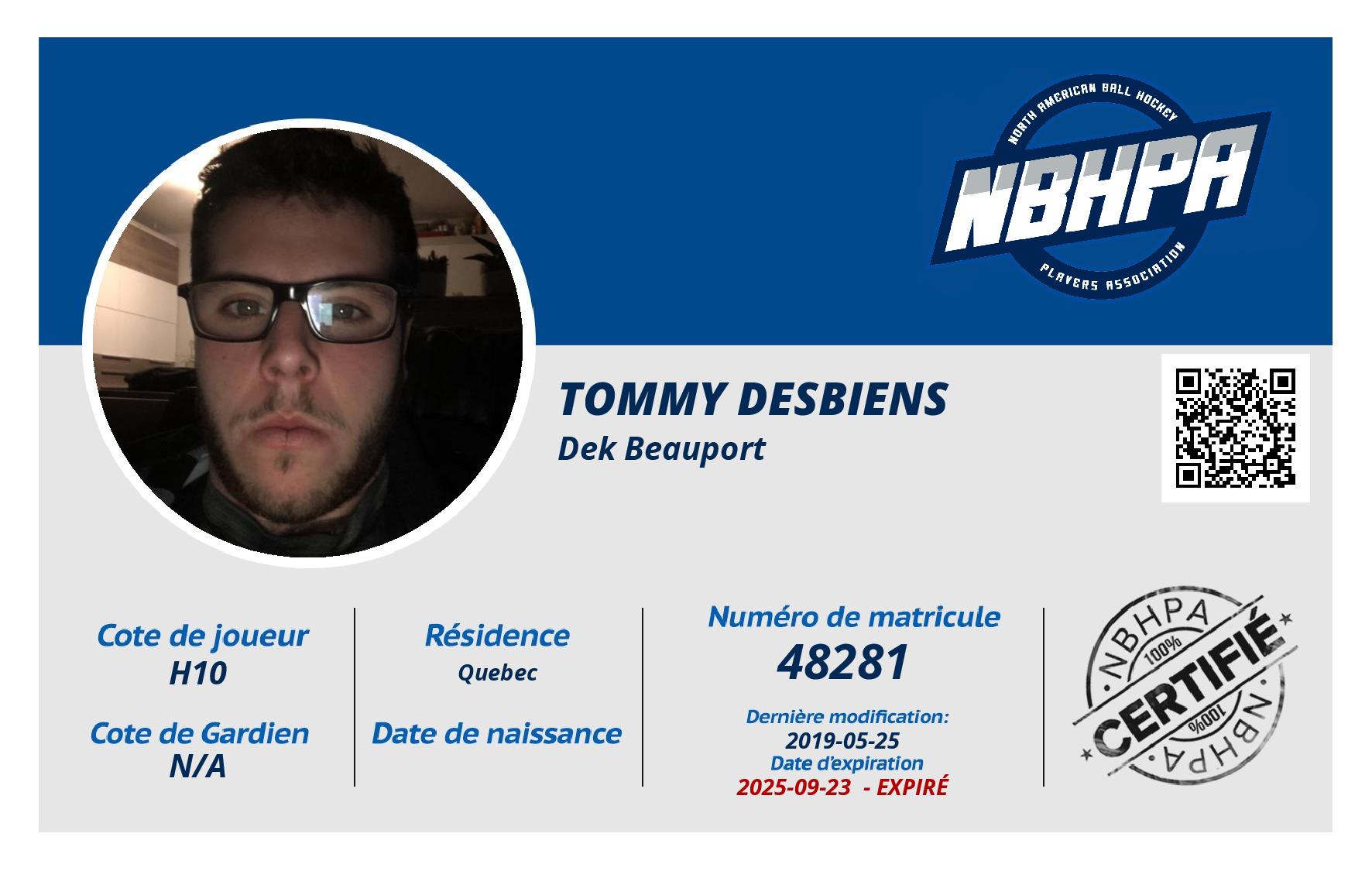 Tommy Desbiens
