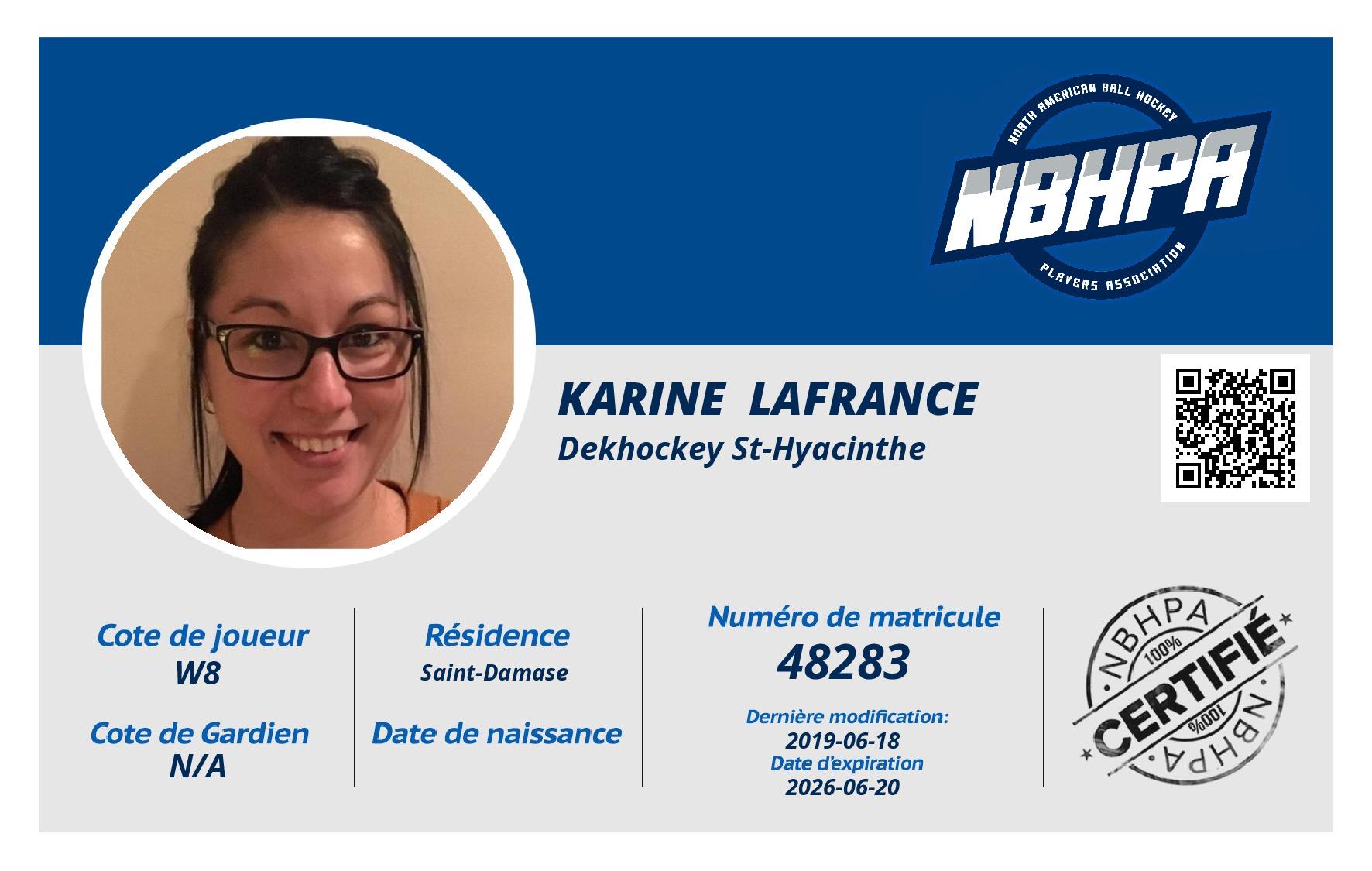 Karine  Lafrance 