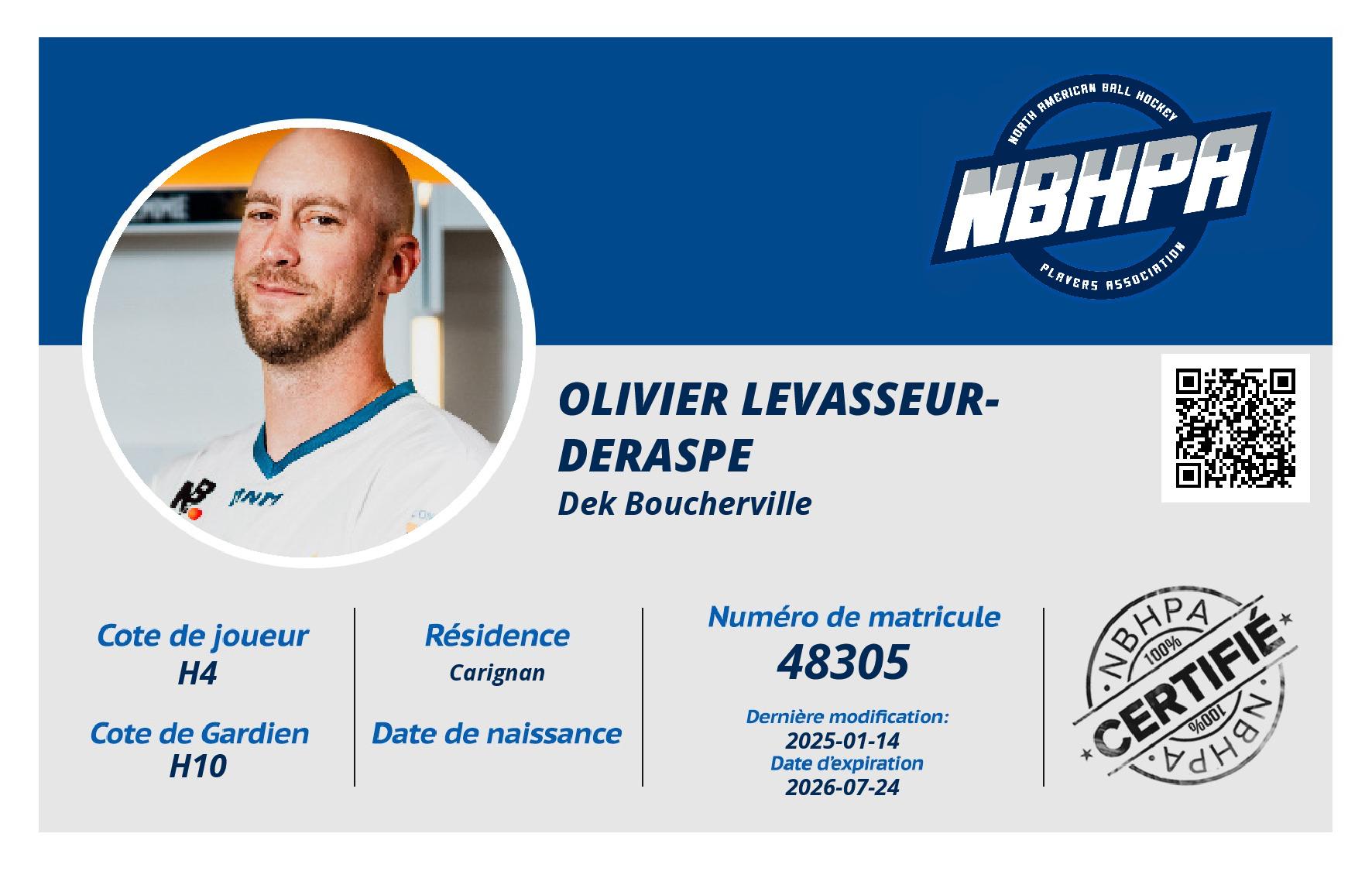 Olivier Levasseur-Deraspe