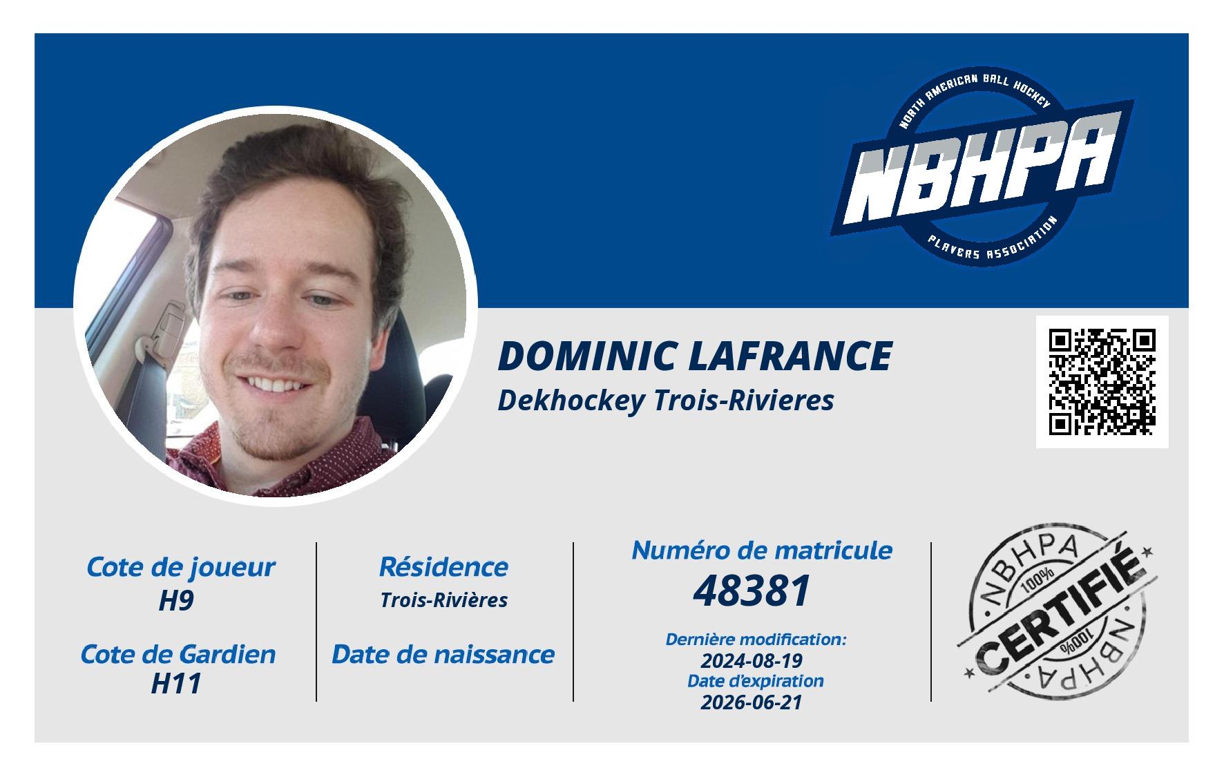 Dominic Lafrance