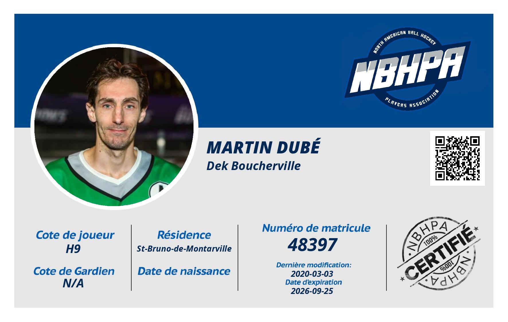 Martin Dubé