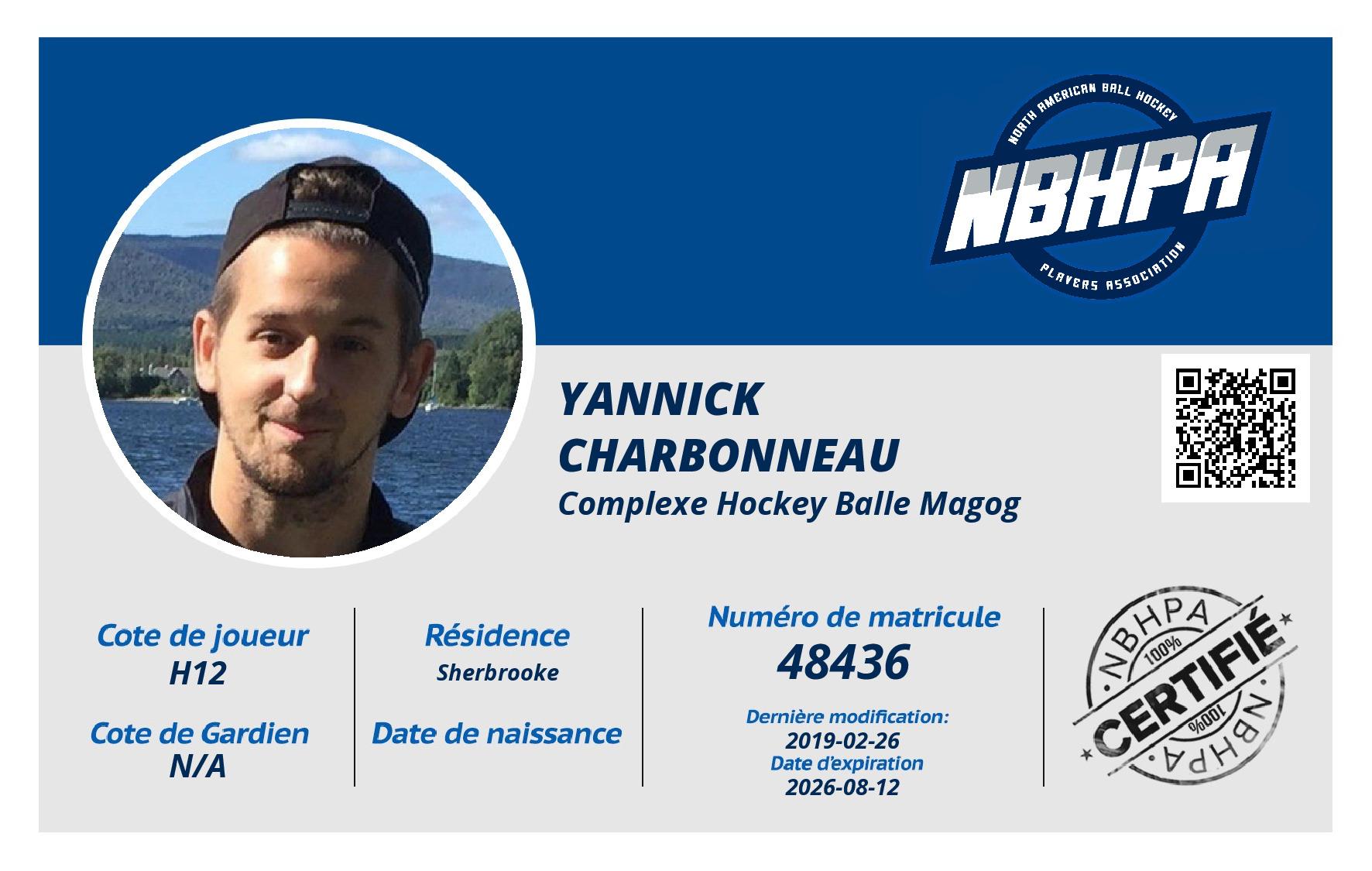 Yannick  Charbonneau 