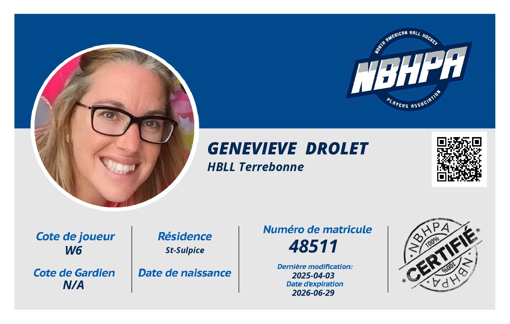 Genevieve  Drolet