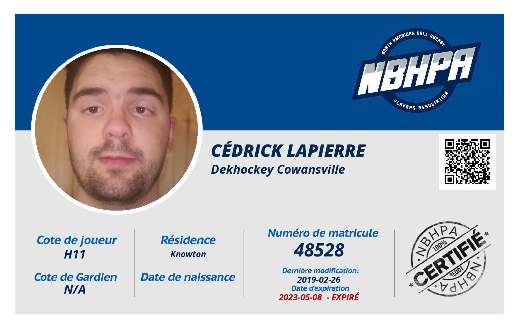 Cédrick Lapierre
