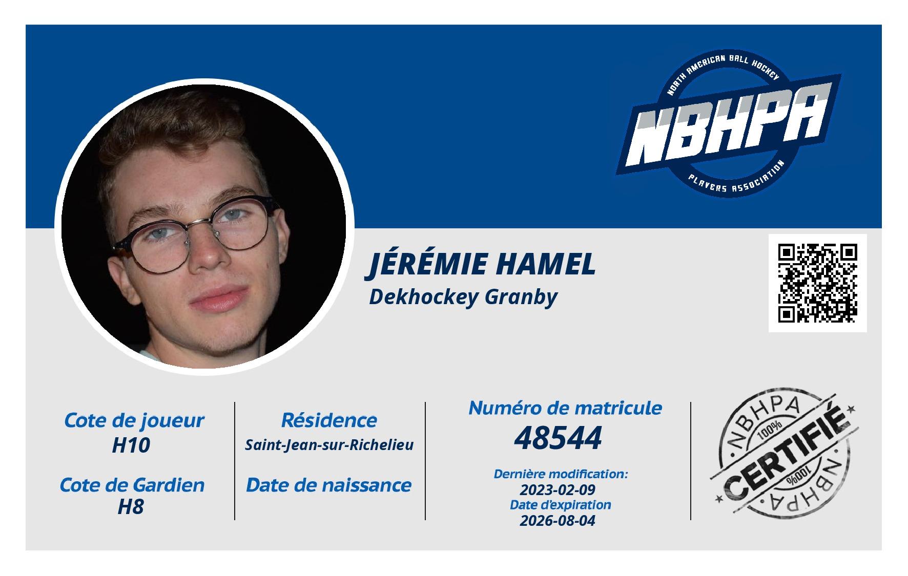 Jérémie Hamel