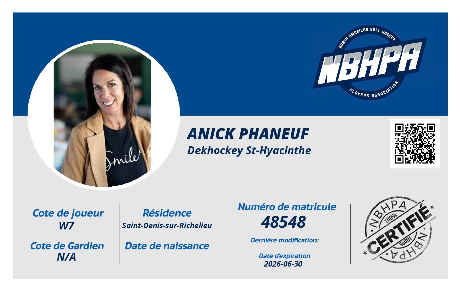 Anick Phaneuf 