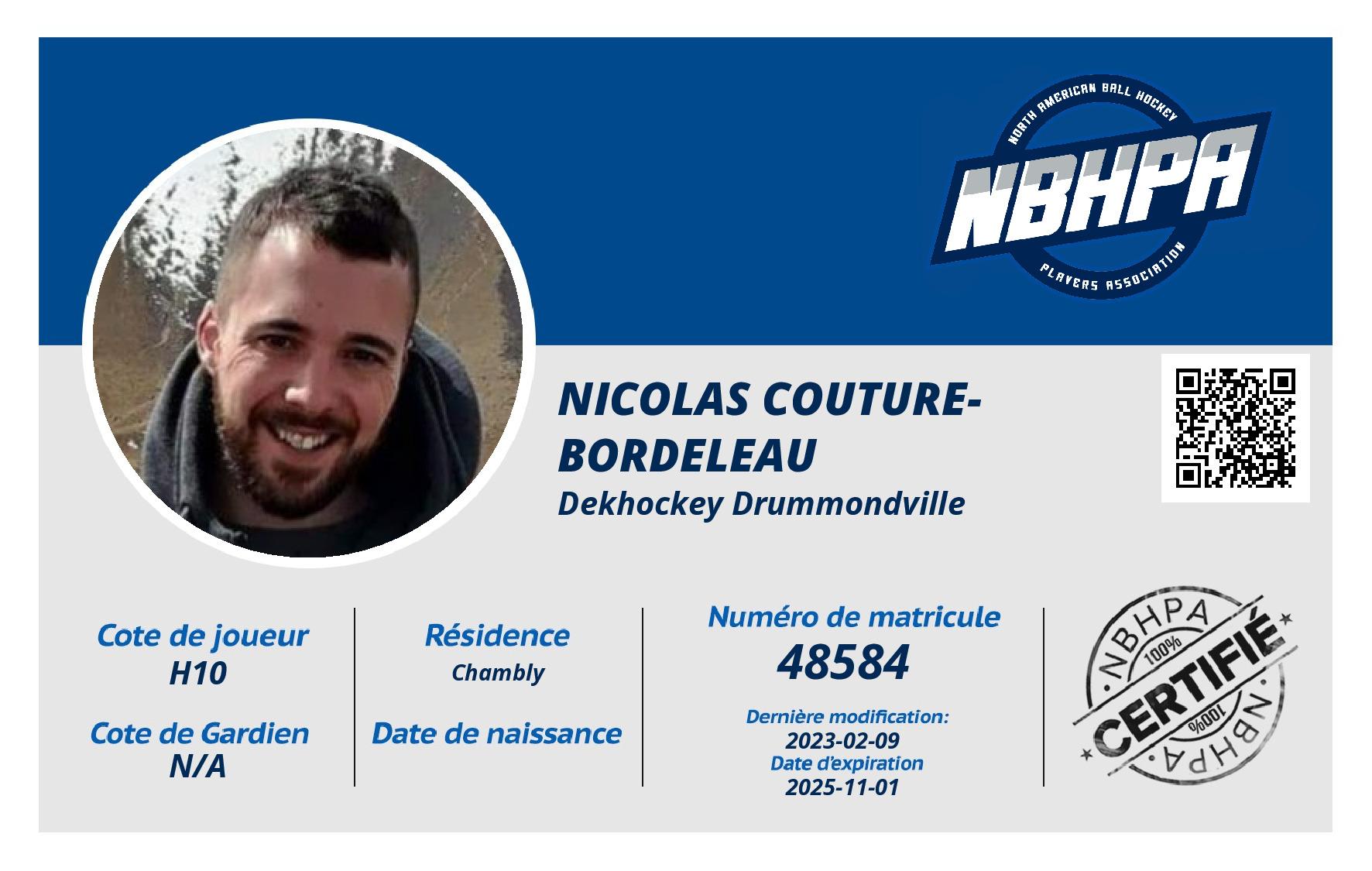 Nicolas Couture-Bordeleau