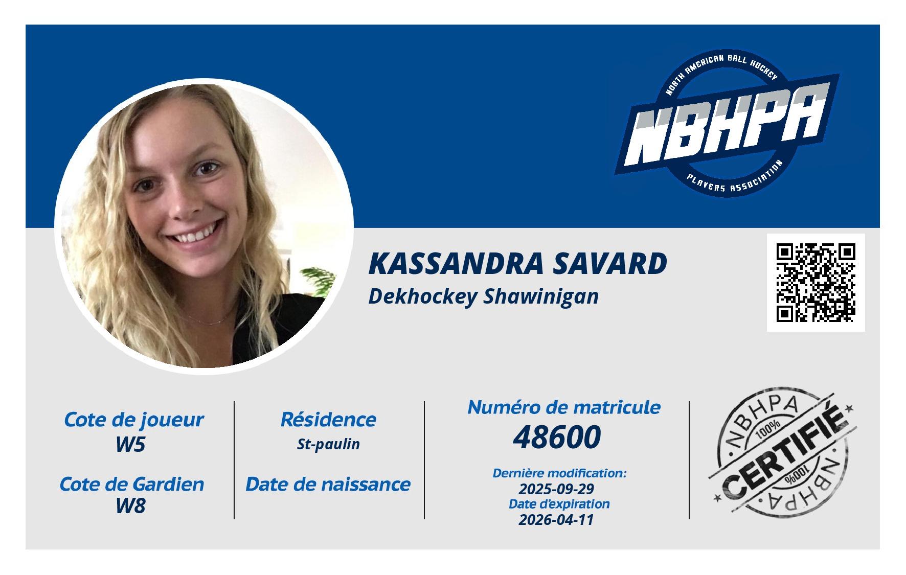Kassandra Savard