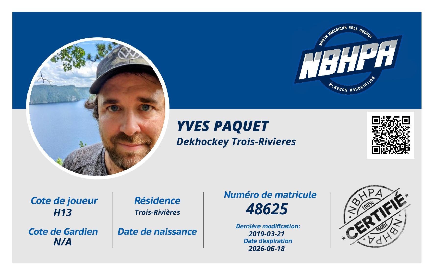 Yves Paquet