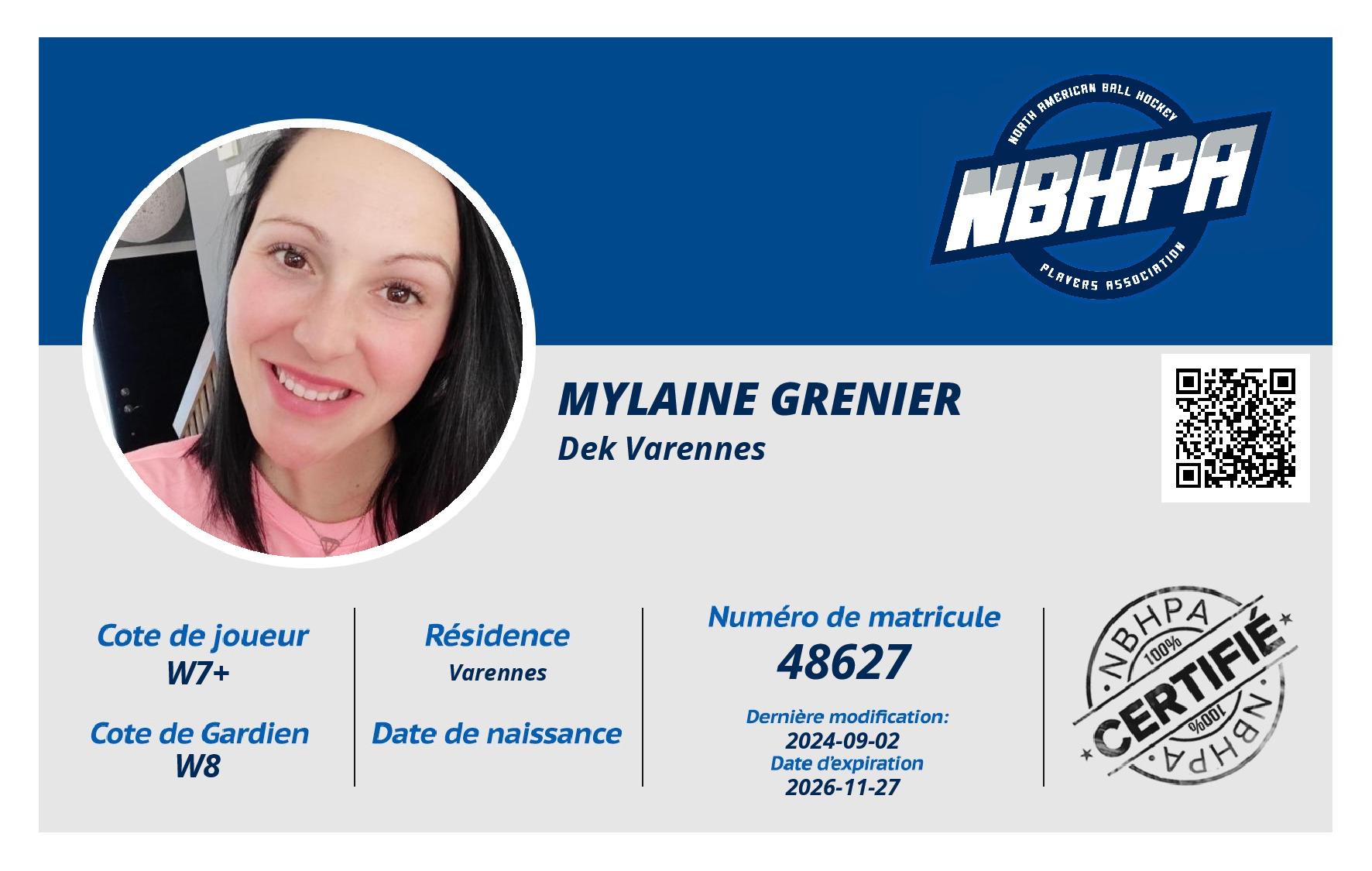 Mylaine Grenier