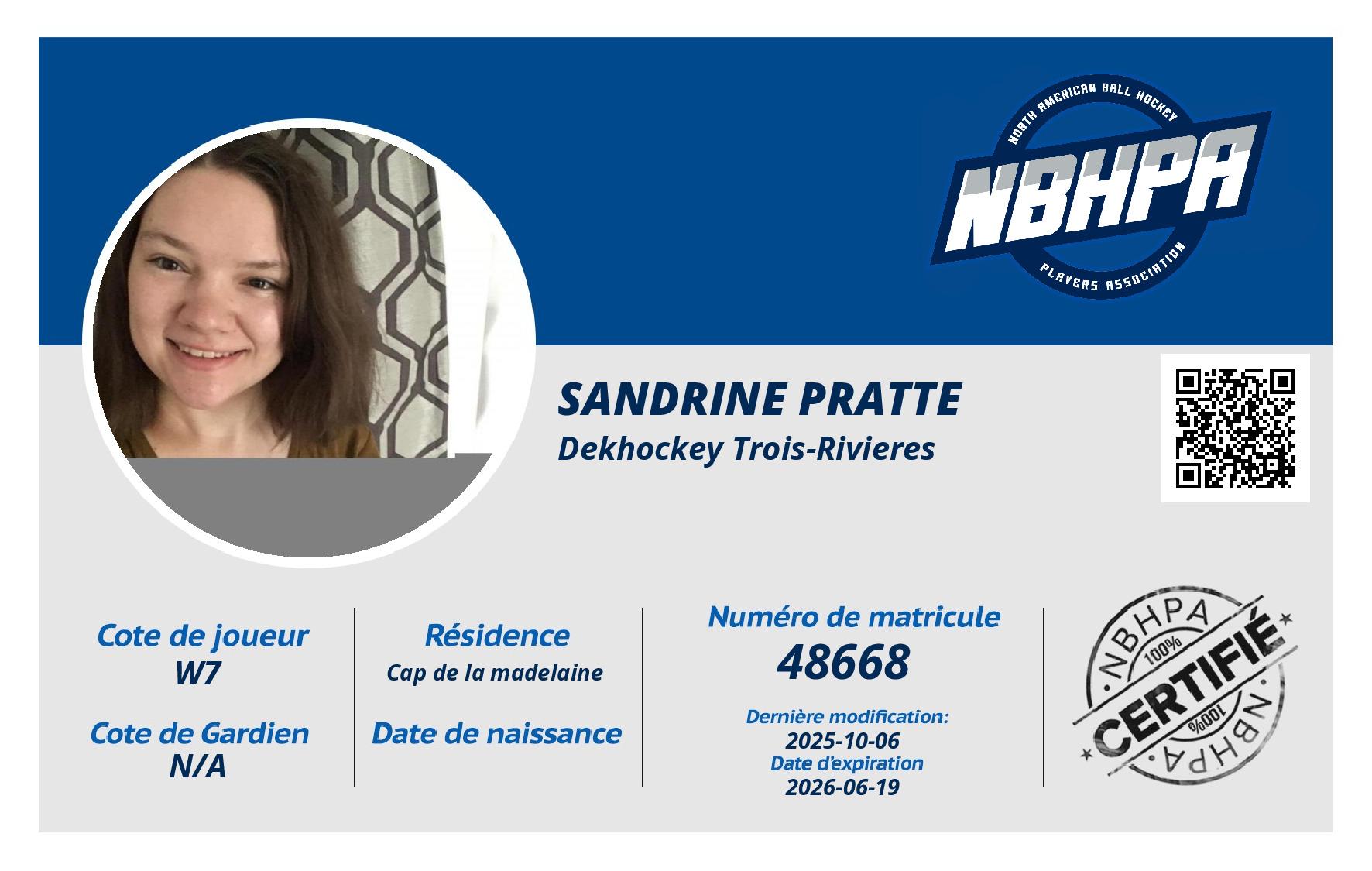 Sandrine Pratte