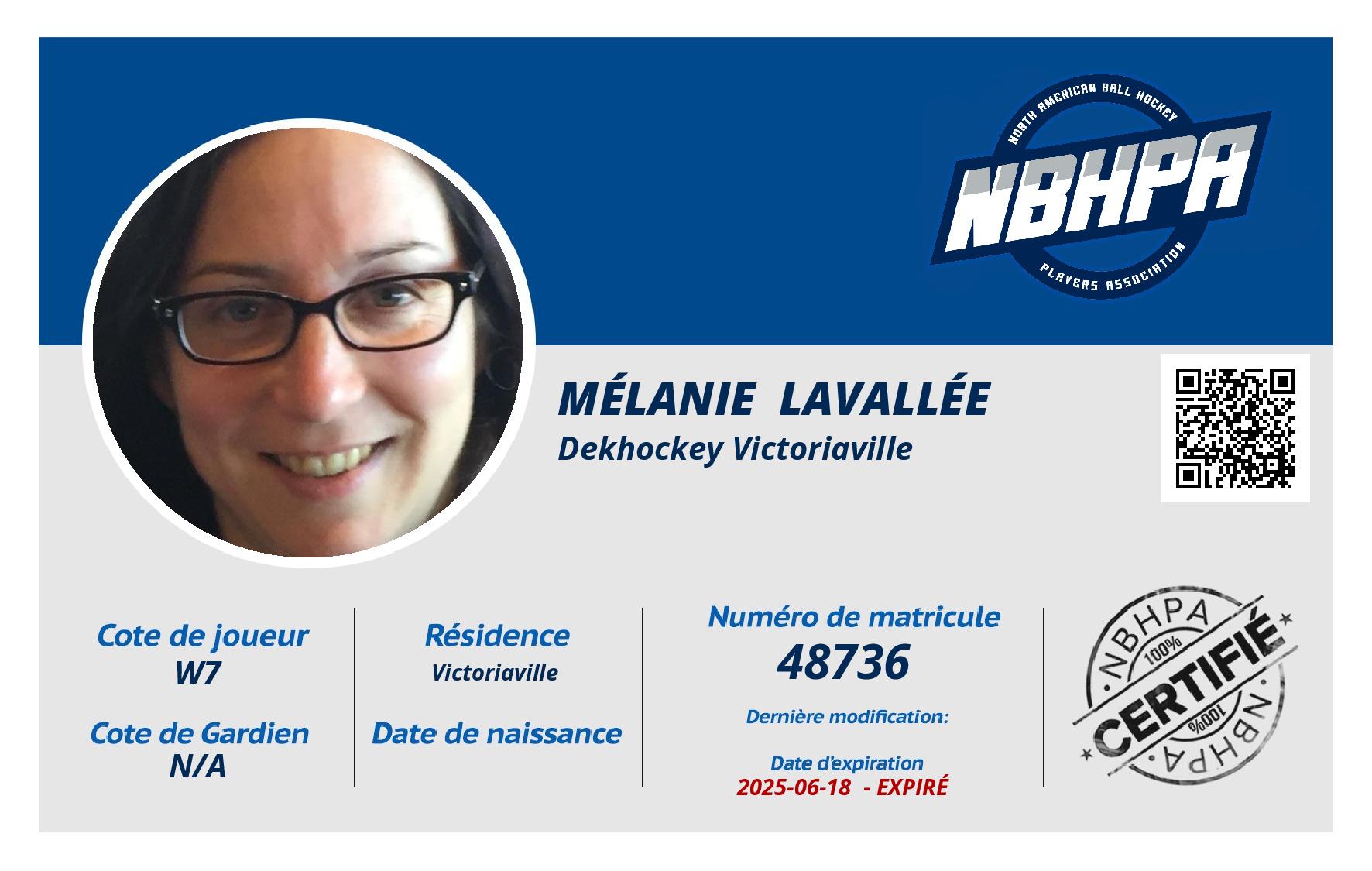 Mélanie  Lavallée 