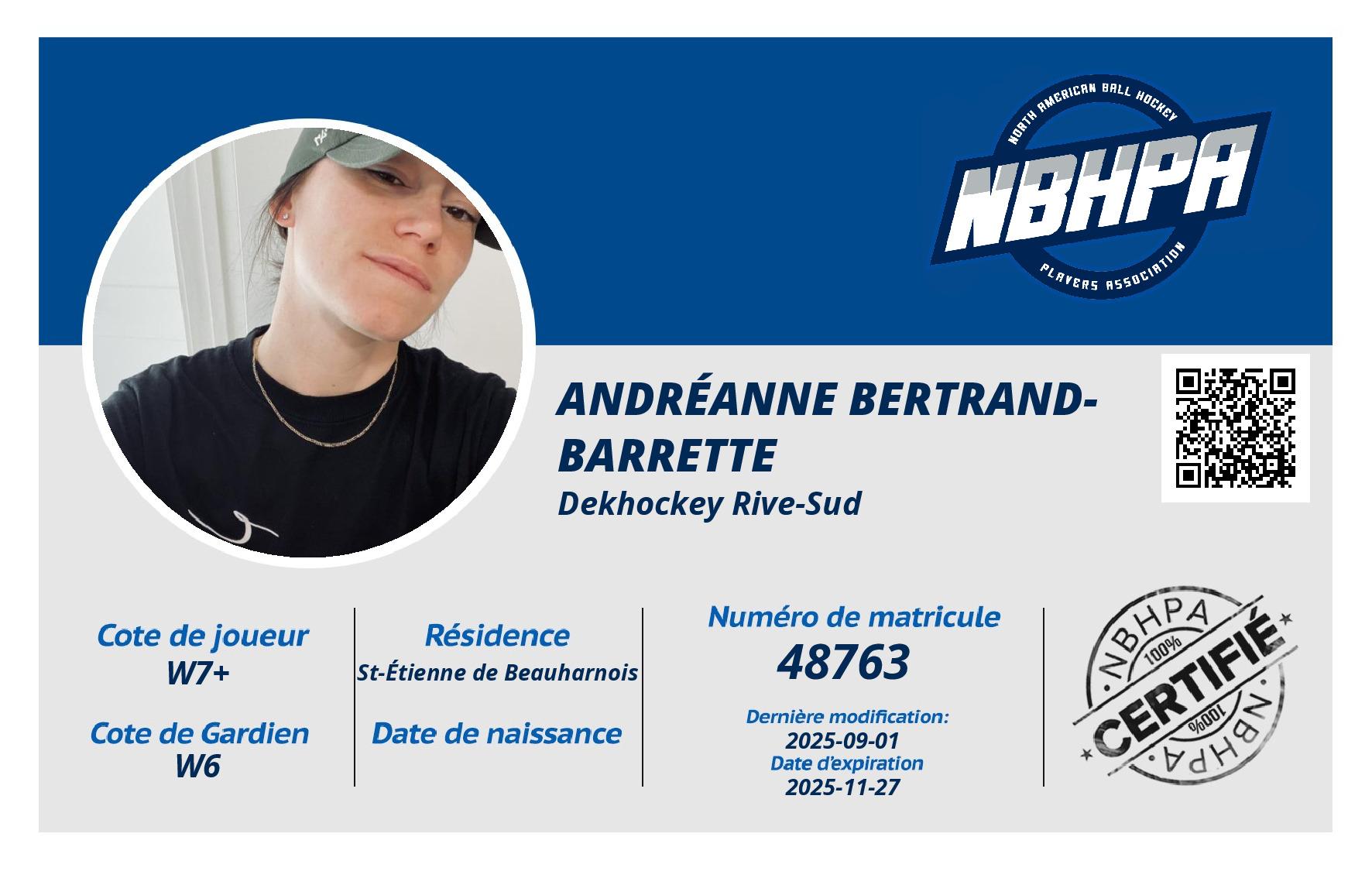 Andréanne Bertrand-Barrette