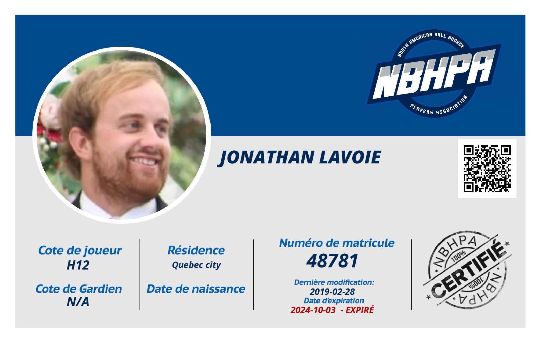 Jonathan Lavoie