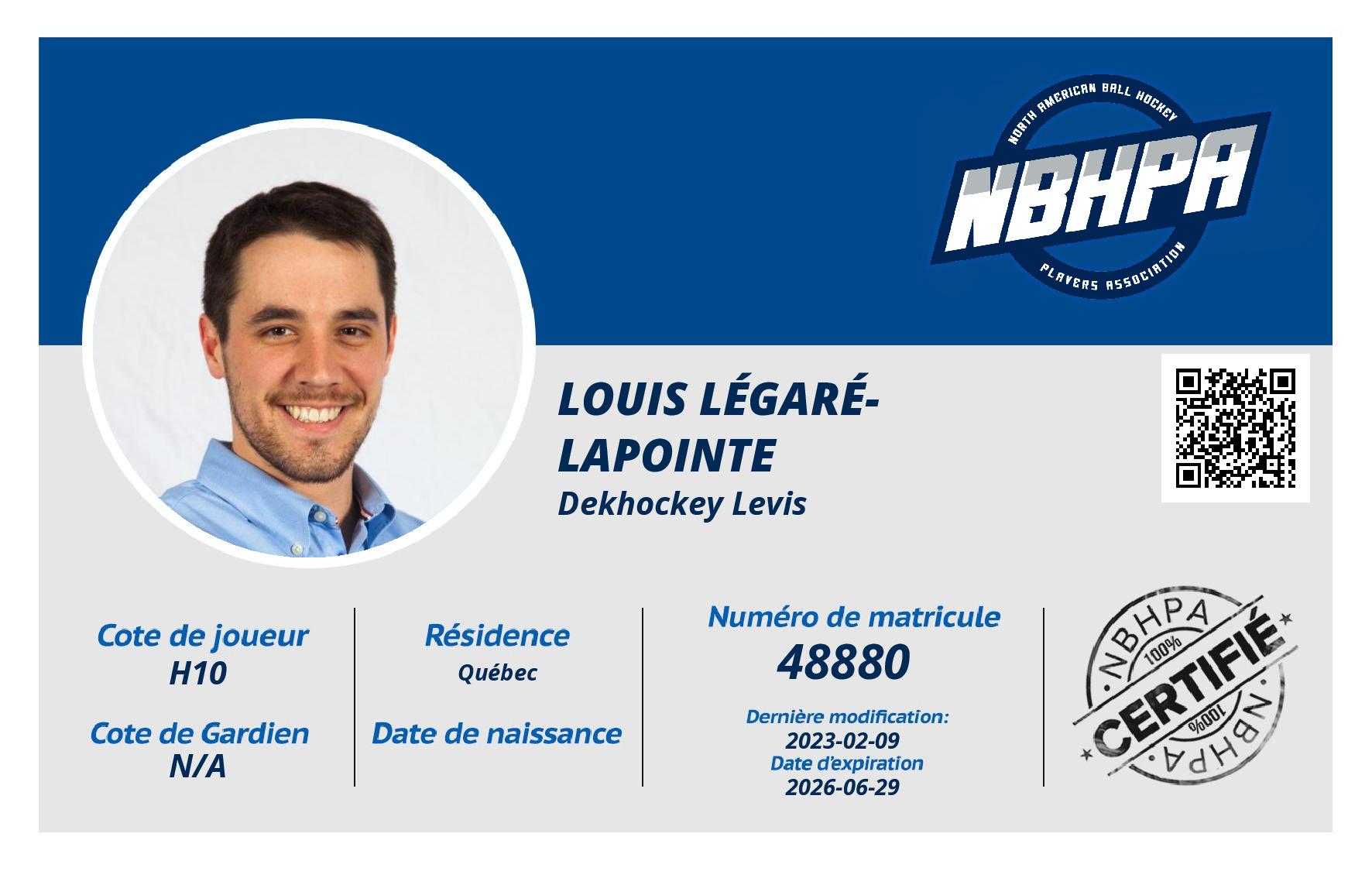 Louis Légaré-Lapointe