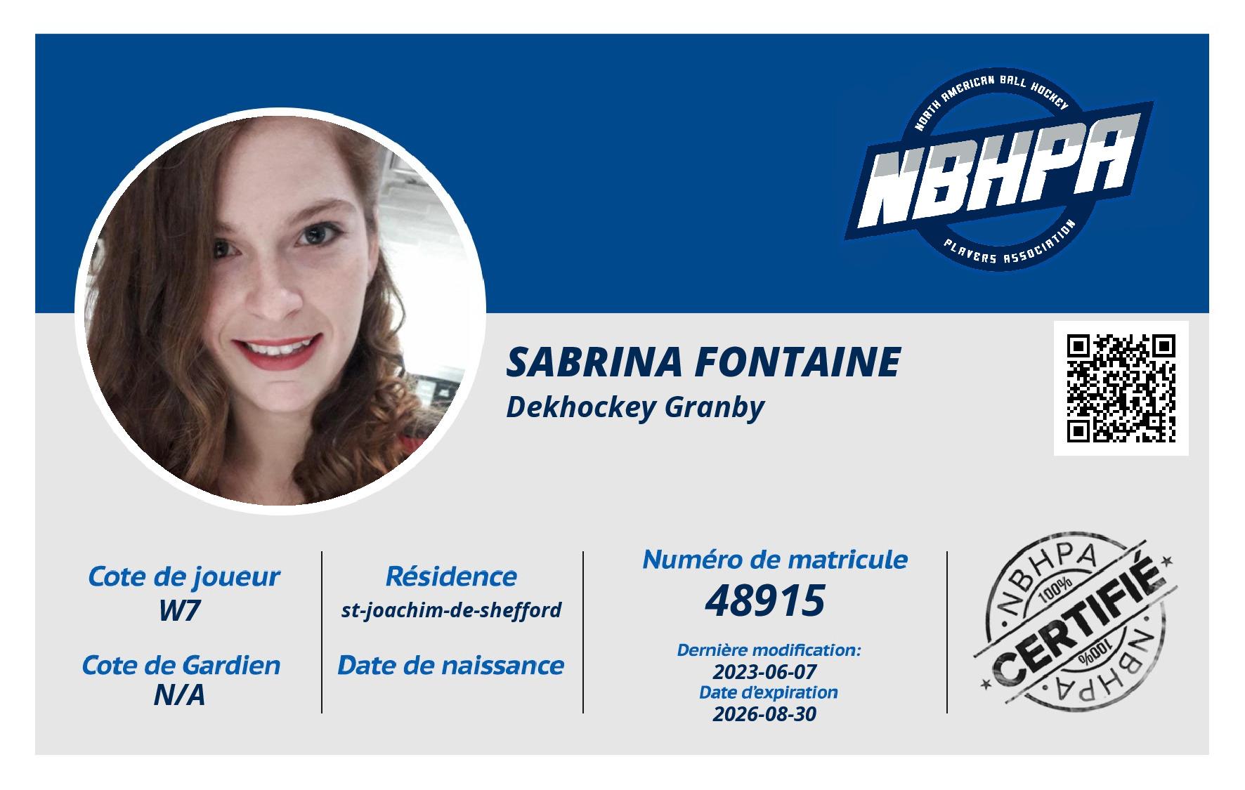 Sabrina Fontaine