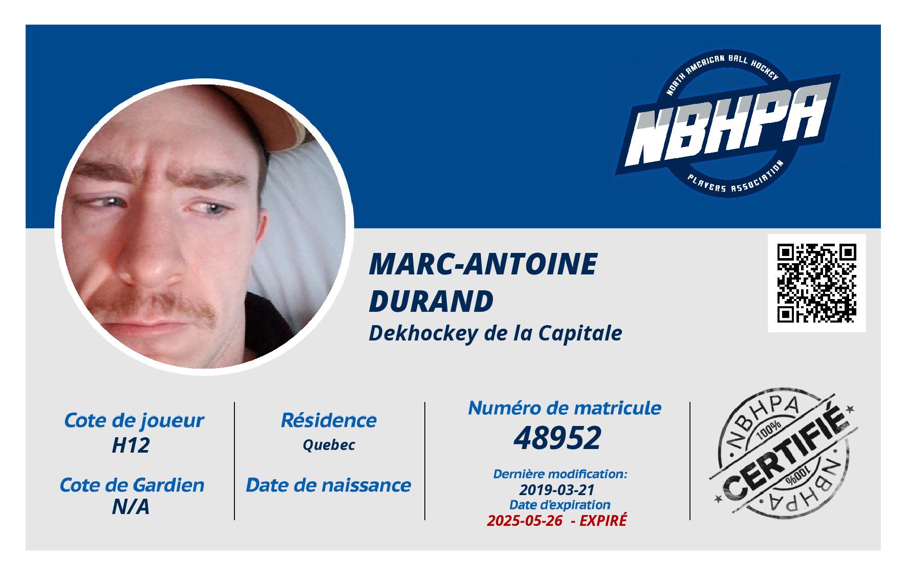 Marc-Antoine  Durand