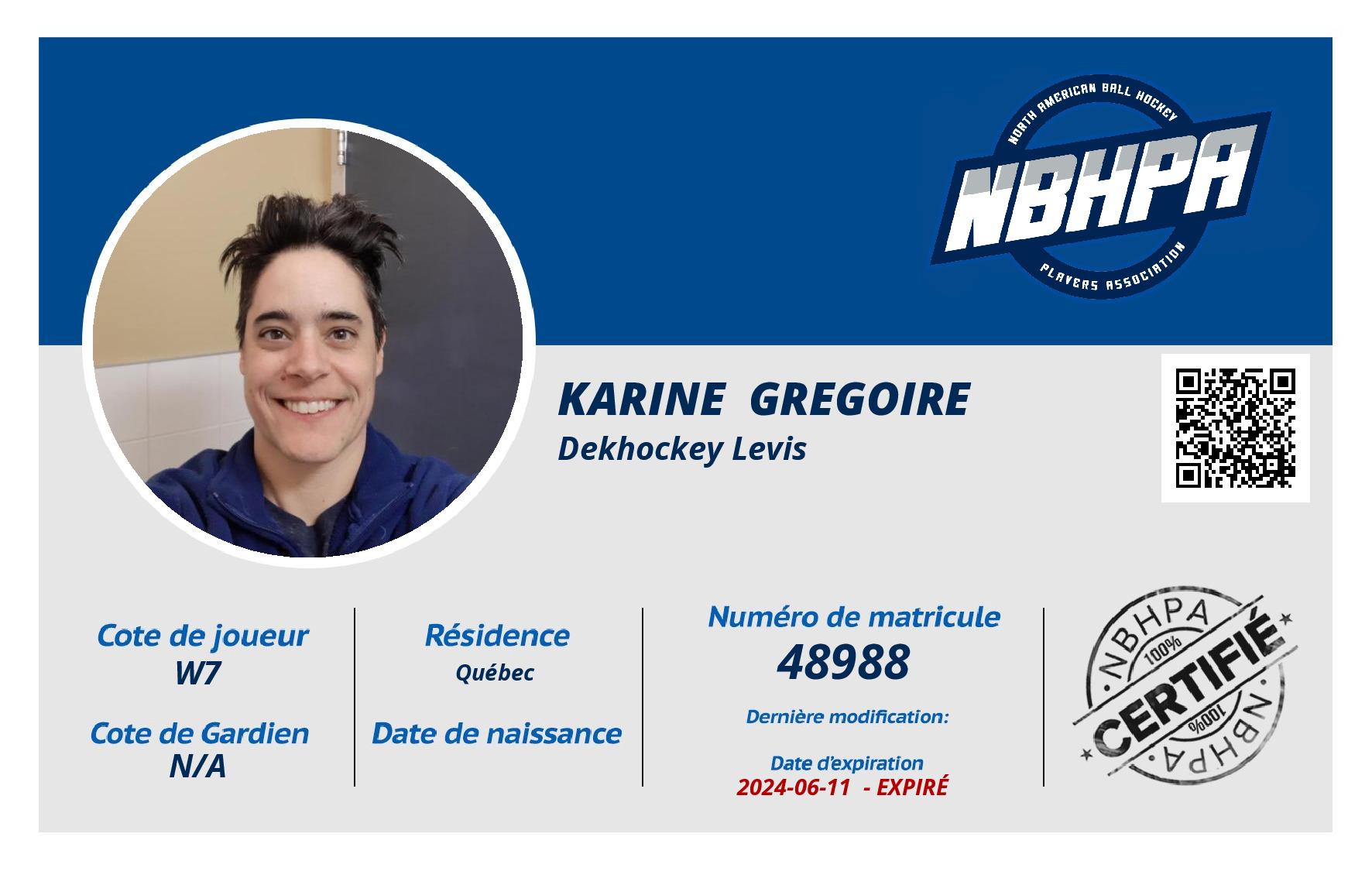 Karine  Gregoire 