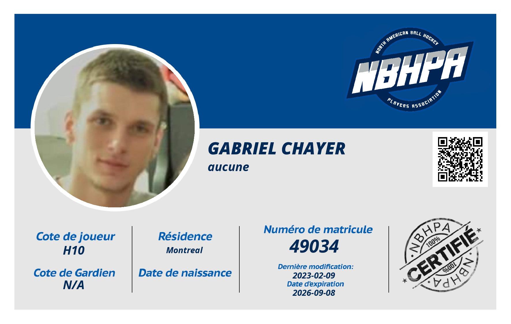 Gabriel Chayer